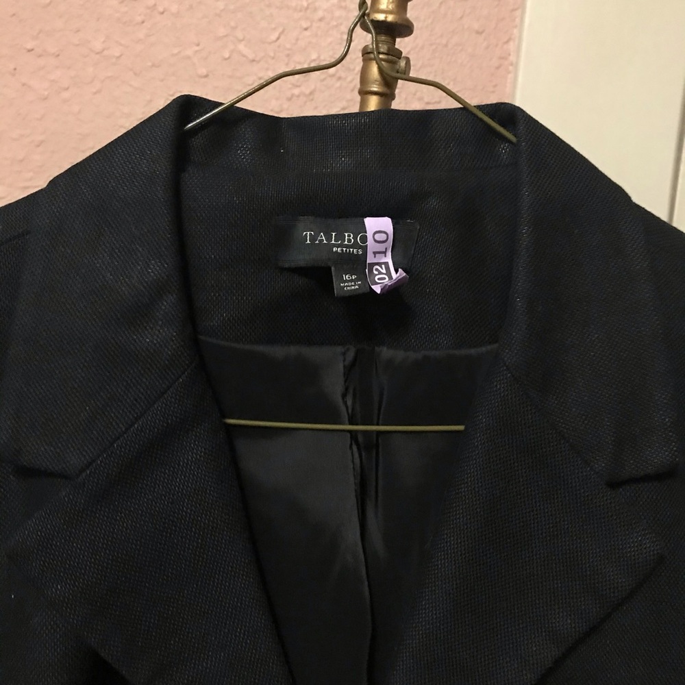 Black Jacket with Eyelet Trim - Picture 2 of 5
